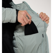 Haglöfs Spitz Down Hood – Geacă din puf elastică cu glugă - Verde Dew Green