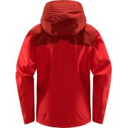 Haglöfs ROC Flash GTX Jacket W – Geacă GORE-TEX pentru munte - Roșu Poppy Red/Corrosion
