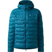 Haglöfs ROC Flash Down Hood – Geacă tehnică din puf cu glugă - Albastru Deep Teal
