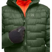 Haglöfs ROC Flash Down Hood – Geacă tehnică din puf cu glugă - Verde Seaweed Green