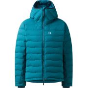 Haglöfs Spitz Down Hood W – Geacă din puf elastică cu glugă - Albastru Deep Teal