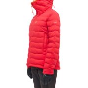 Haglöfs Spitz Down Hood W – Geacă din puf elastică cu glugă - Roșu Bright Red