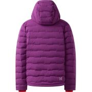 Haglöfs Spitz Down Hood W – Geacă din puf elastică cu glugă - Mov Grape Purple