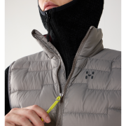 Haglöfs ROC Flash Down Vest W – Vestă tehnică din puf - Gri Stone Brick
