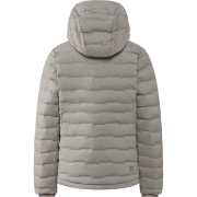 Haglöfs Spitz Down Hood W – Geacă din puf elastică cu glugă - Gri Stone Brick