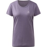 Haglöfs Ridge Hike Tee W – Tricou tehnic de drumeție - Mov Purple Fog