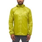 Haglöfs L.I.M Shield Hood – Geacă de vânt ultraușoară cu glugă - Verde Aurora