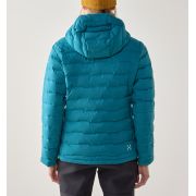Haglöfs Spitz Down Hood W – Geacă din puf elastică cu glugă - Albastru Deep Teal