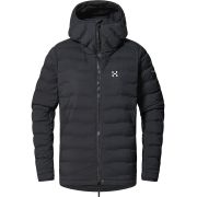 Haglöfs Spitz Down Hood W – Geacă din puf elastică cu glugă - Negru True Black