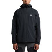 Haglöfs Move Softshell Hood – Geacă softshell cu glugă - Negru True Black