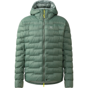 Haglöfs ROC Flash Down Hood – Geacă tehnică din puf cu glugă - Verde Chlorophyll Green