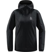 Haglöfs Move Softshell Hood W – Geacă softshell cu glugă - Negru True Black