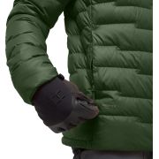 Haglöfs ROC Flash Down Hood – Geacă tehnică din puf cu glugă - Verde Seaweed Green