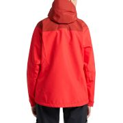 Haglöfs ROC Flash GTX Jacket W – Geacă GORE-TEX pentru munte - Roșu Poppy Red/Corrosion