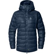 Haglöfs ROC Flash Down Hood W – Geacă tehnică din puf cu glugă - Albastru închis Tarn Blue