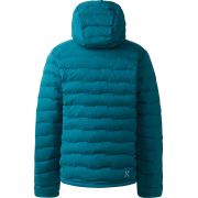 Haglöfs Spitz Down Hood – Geacă din puf elastică cu glugă - Albastru Deep Teal