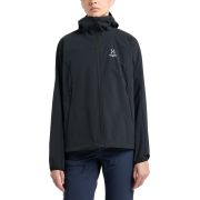 Haglöfs Move Softshell Hood W – Geacă softshell cu glugă - Negru True Black