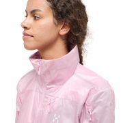 Haglöfs L.I.M Shield Hood W – Geacă de vânt ultraușoară cu glugă - Roz Fresh Pink