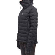 Haglöfs Spitz Down Hood W – Geacă din puf elastică cu glugă - Negru True Black