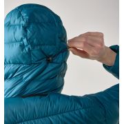 Haglöfs ROC Flash Down Hood W – Geacă tehnică din puf cu glugă - Albastru Deep Teal