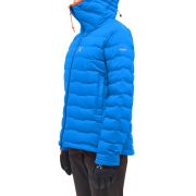 Haglöfs Spitz Down Hood W – Geacă din puf elastică cu glugă - Albastru Electric Blue