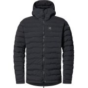 Haglöfs Spitz Down Hood – Geacă din puf elastică cu glugă - Negru True Black
