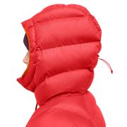 Haglöfs Rosson Down Hood W – Geacă din puf cu glugă - Roșu Bright Red