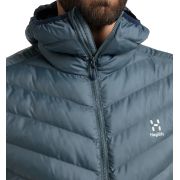 Haglöfs Särna Mimic Hood – Geacă izolată Mimic cu glugă - Albastru Steel Blue