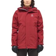 Haglöfs Koyal Proof Jacket W – Geacă de ploaie - Roșu Carmine Red