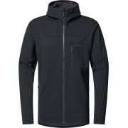 Haglöfs Rosson Mid Hood – Hanorac strat intermediar - Negru True Black