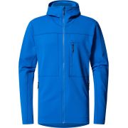 Haglöfs Rosson Mid Hood – Hanorac strat intermediar - Albastru Electric Blue