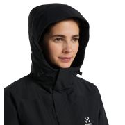 Haglöfs Salix PROOF Mimic Parka W – Parka izolată impermeabilă - Negru True Black