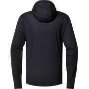 Haglöfs L.I.M Mid Multi Hood – Hanorac strat intermediar - Negru True Black