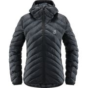 Haglöfs Särna Mimic Hood W – Geacă izolată Mimic cu glugă - Negru True Black