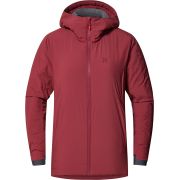 Haglöfs Mimic Alert Hood W – Geacă izolată Mimic cu glugă - Roșu Carmine Red