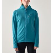 Haglöfs Rosson Mid Hood W – Hanorac strat intermediar - Albastru Mountain Teal