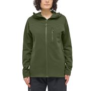 Haglöfs Rosson Mid Hood W – Hanorac strat intermediar - Verde Seaweed Green