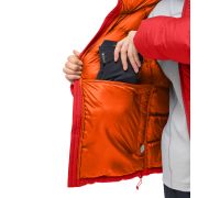 Haglöfs Rosson Down Hood W – Geacă din puf cu glugă - Roșu Bright Red
