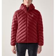 Haglöfs Särna Mimic Hood W – Geacă izolată Mimic cu glugă - Roșu Carmine Red