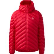 Haglöfs Särna Mimic Hood W – Geacă izolată Mimic cu glugă - Roșu Bright Red