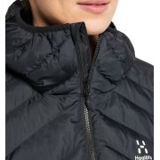 Haglöfs Särna Mimic Hood W – Geacă izolată Mimic cu glugă - Negru True Black