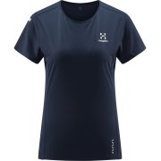 Haglöfs L.I.M Tech Tee W – Tricou tehnic ultraușor - Albastru închis Tarn Blue