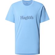 Haglöfs Outsiders Tee – Tricou din bumbac - Albastru deschis Sky Blue