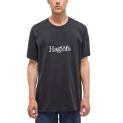 Haglöfs Outsiders Tee – Tricou din bumbac - Negru True Black