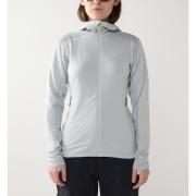 Haglöfs L.I.M Mid Multi Hood W – Hanorac strat intermediar - Gri Stone Grey