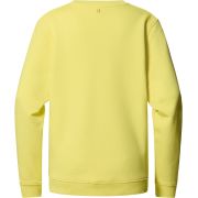 Haglöfs Crewneck W – Bluză din bumbac organic - Galben Pale Yellow