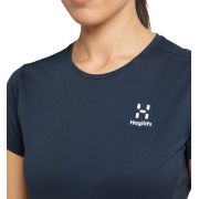 Haglöfs L.I.M Tech Tee W – Tricou tehnic ultraușor - Albastru închis Tarn Blue