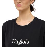 Haglöfs Outsiders Tee W – Tricou din bumbac - Negru True Black