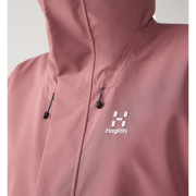 Haglöfs Aria Proof Parka W – Parka impermeabilă - Roz Misty Mauve