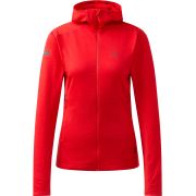 Haglöfs L.I.M Mid Multi Hood W – Hanorac strat intermediar - Roșu Tech Red